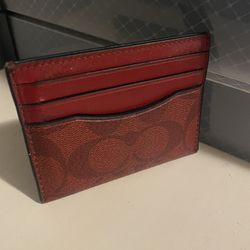 Red Coach Card Holder (rare)