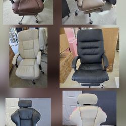 New Office Chair Gaming Chair with Foot and Hand Rests, Reclines 180 degree 