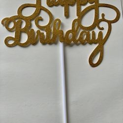 Happy Birthday Cake Topper