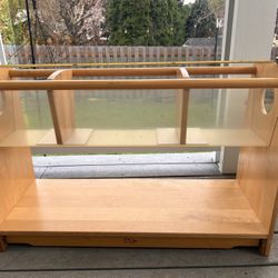 Community Playthings Book Cart Shelve Wooden Wheel Able Daycare Preschool  