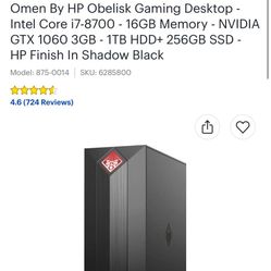 Omen By HP - Obelisk Gaming PC
