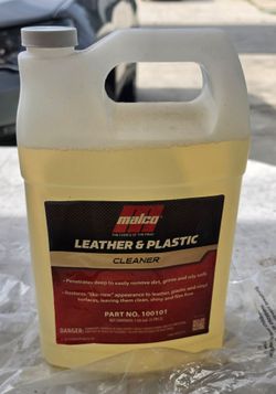 Malco Leather & Plastic Cleaner. 1 US Gallon