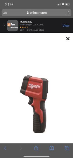 Milwaukee 10:1 Infrared Thermometer 2267-20H - The Home Depot