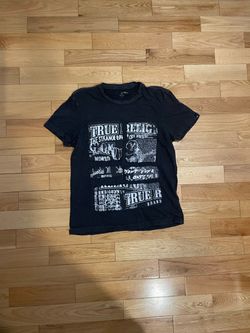 True Religion Black Graphic T-Shirt