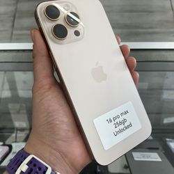 iPhone 16 pro max unlocked cash or $10 down