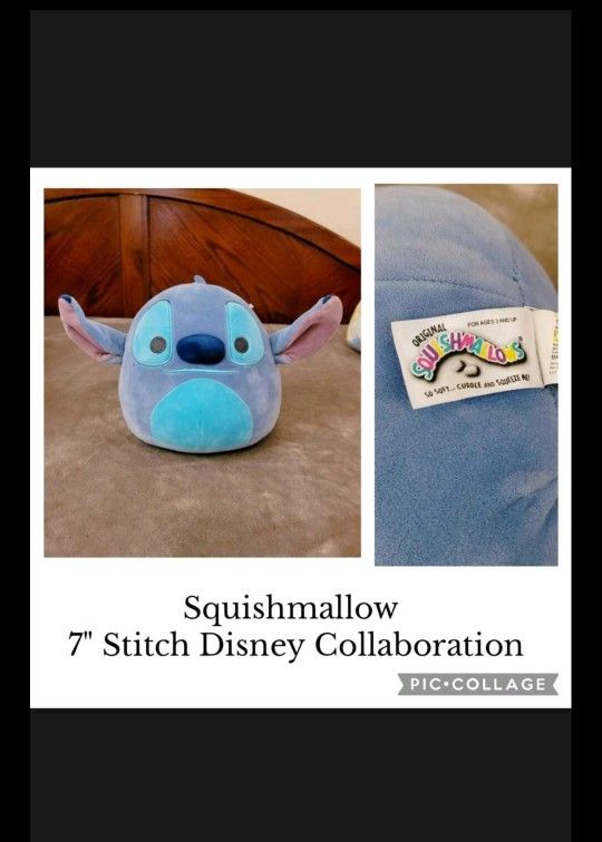 New Squishmallow, 7" Stitch 