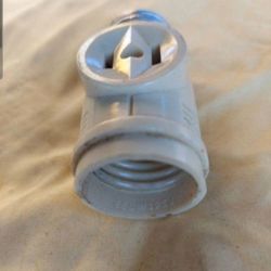 2 Outlet Light Socket to Plug Adapter Electrical Screw in Bulb Lamp Holder E26