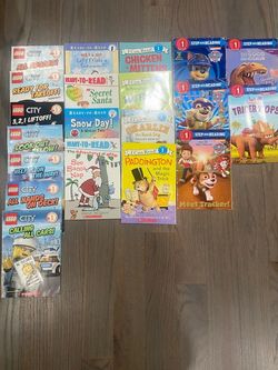 20 Level 1 Early Reader Books: LEGO, Paw Patrol, I Can Read & More