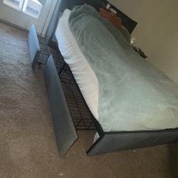 Queen Bed Frame With 4 Drawers 