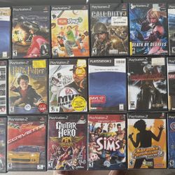 PLAYSTATION 2 PS2 games $10-$20 each, I also have ps2 systems with controllers available, pickup in inman SC or can ship 