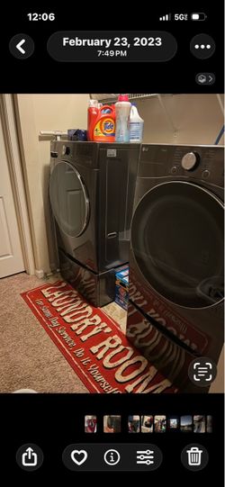 LG Front-Load Washer and Dryer Set