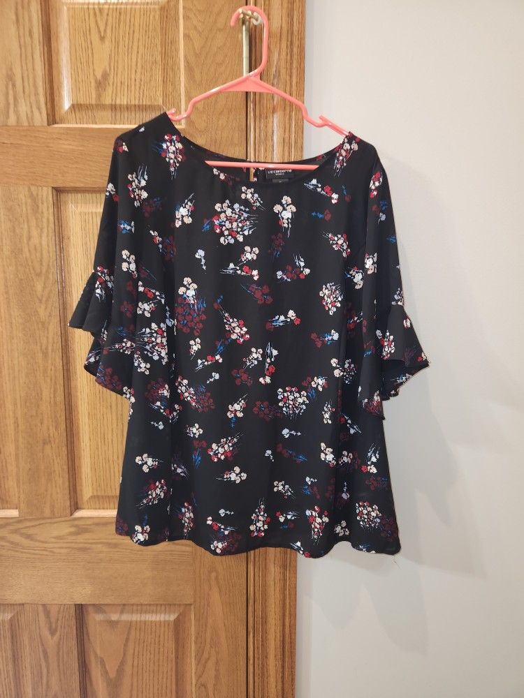 Plus Size 1x Women's Blouses Dress Shirts - Both Blouses For $15!