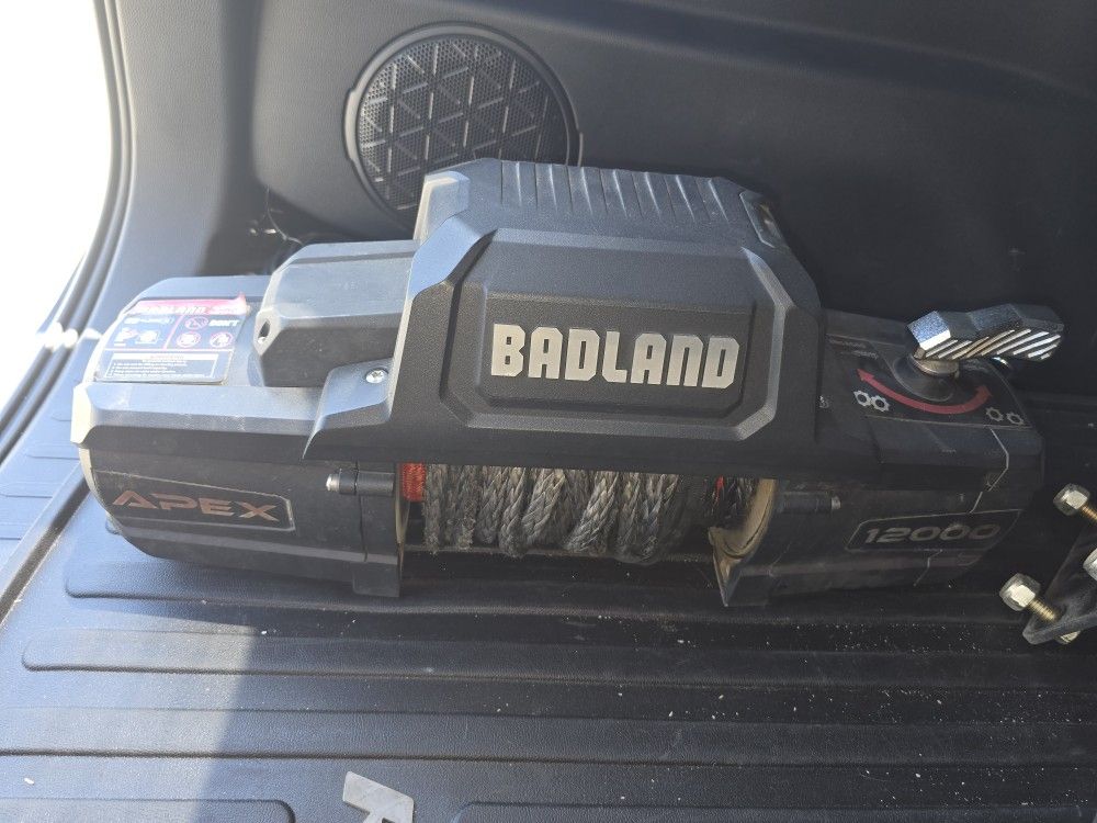 Badlands 12000 Lb Synthetic Rope Winch