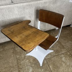 Antique Student Desk 