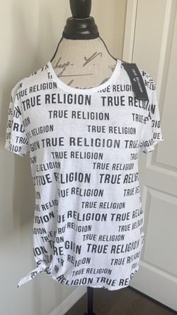 New TRUE RELIGION Printed Graphic Tee for Women Size XS