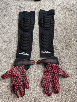 Youth Football Gloves and Sleeves