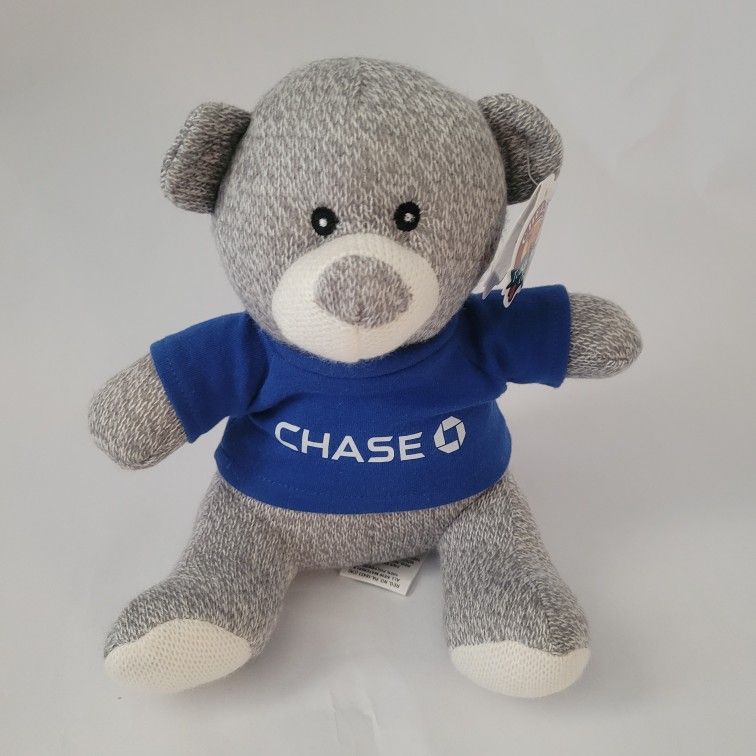 Chelsea Teddy Bear Co. Chase Bank Teddy Bear Stuffed Animal.