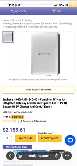 6c Enphase combiner $1k