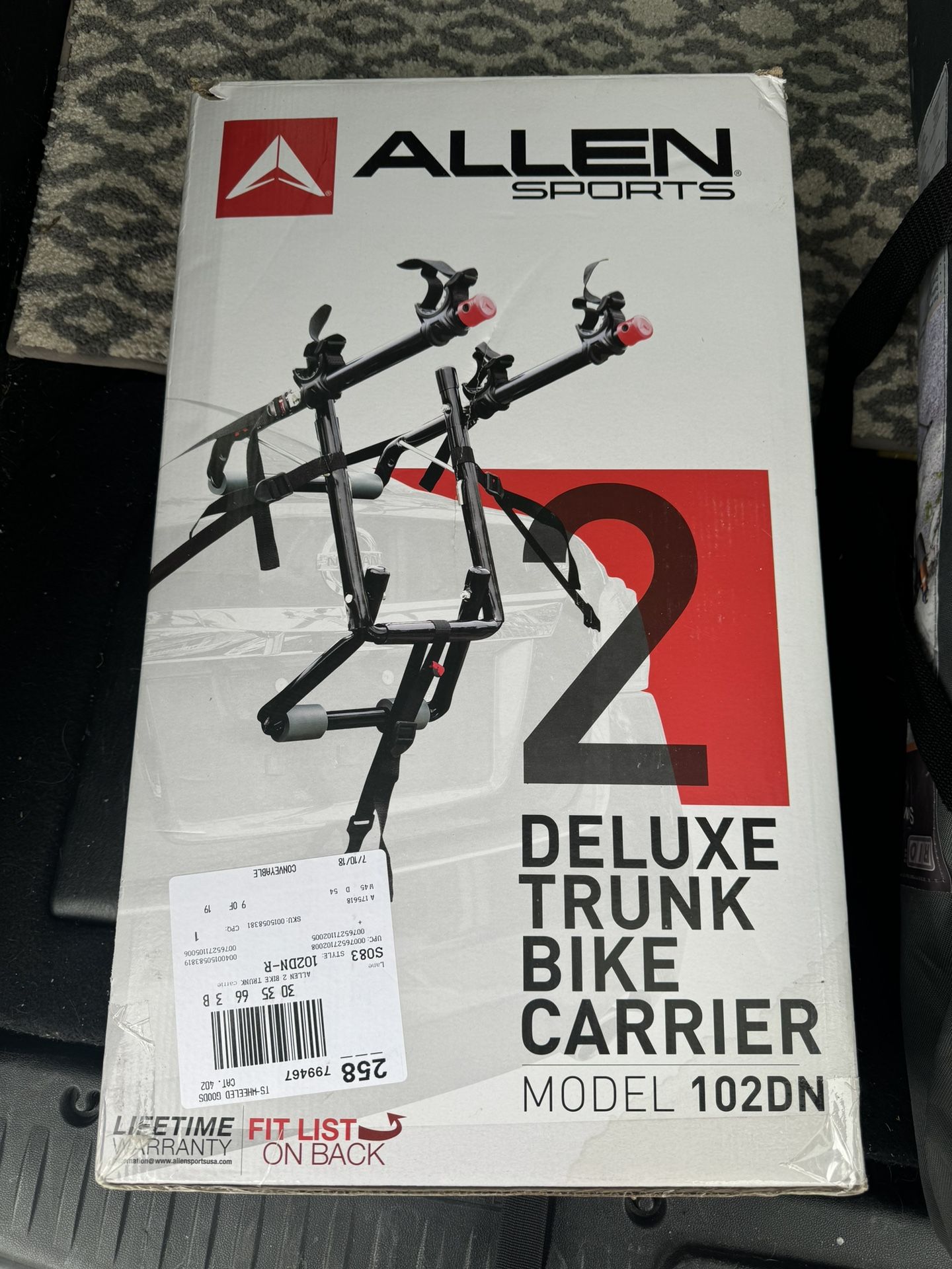 2 Bike Trunk Carrier