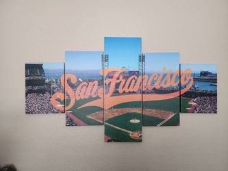 SF Giants Wall Art 34"x62" - Pick Up Desert Inn / Buffalo