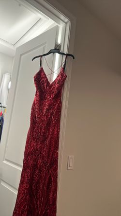 Red prom Formal Dress 