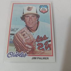 1978 Topps Jim Palmer Baseball Card