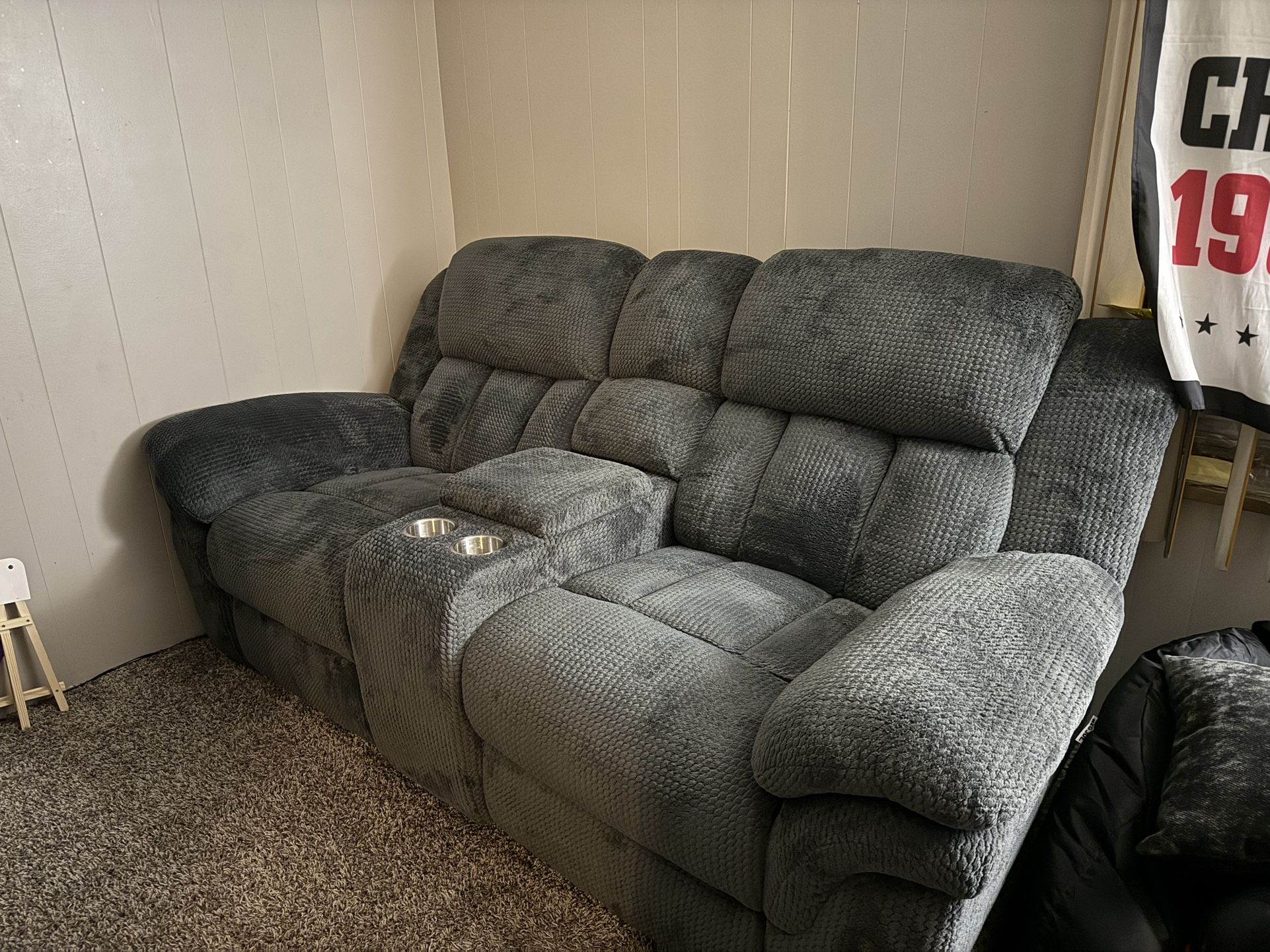 Reclining Loveseat with USB Charging