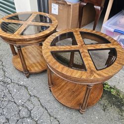 Weiman Glass End Tables