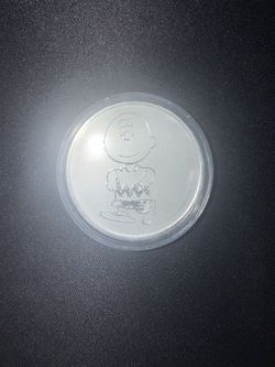 Charlie Brown Peanuts Silver Collectible Coin