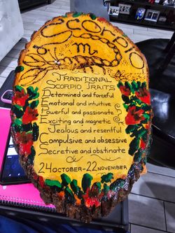 Scorpio, Gemini, and Taurus plaques