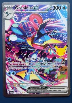 Greninja EX Pokémon card