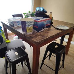 Marble Table heavy Duty No Chairs. 