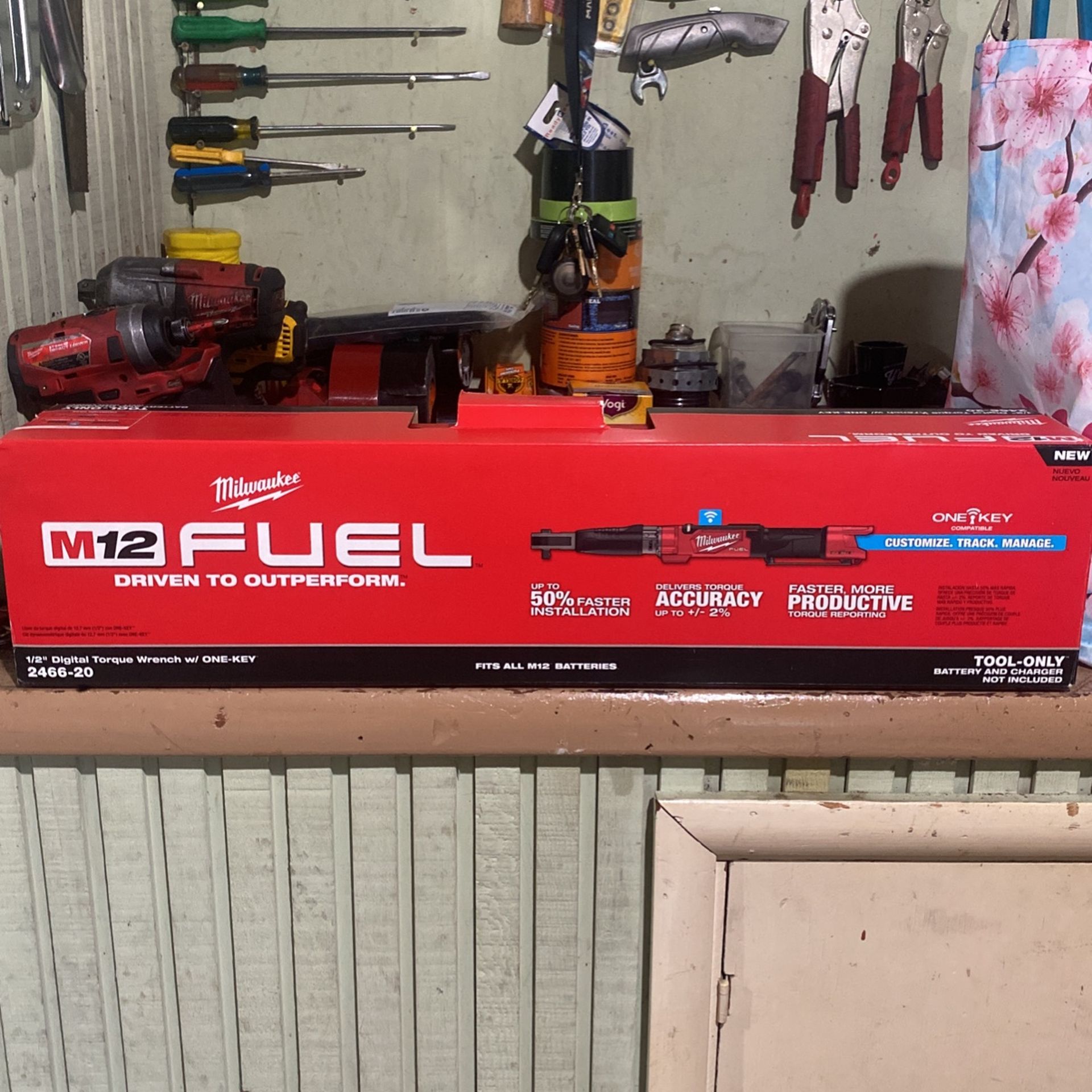 Milwaukee Fuel M12 Digital Torque Wrench One Key