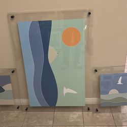 Wall art home decor  6pc