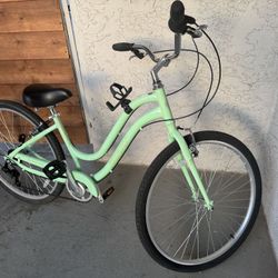 Huffy 27.5" Parkside Comfort Bike, Fits Riders 5'0"+, Mint Green, Adult, Women's