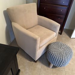 Microfiber Chair And Stool