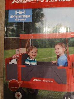 Radio Flyer 3-in-1 All-Terrain Wagon with Canopy