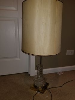 crystal(antique) lamp..