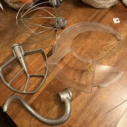 Kitchenaid Metal Attachments And Plastic Cover 