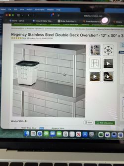 Shelf double deck