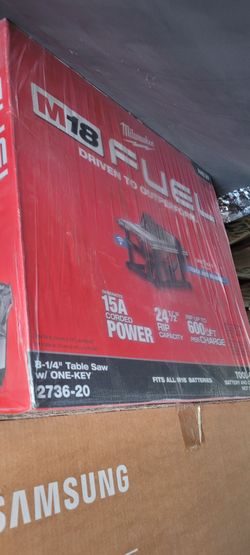M18 FUEL ONE-KEY 18-Volt Lithium-Ion Brushless Cordless 8-1/4 in. Table Saw (Tool-Only)