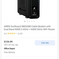 Surfboard modem/router