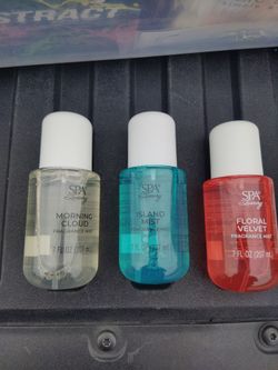 Spa luxury body mists 3 pack