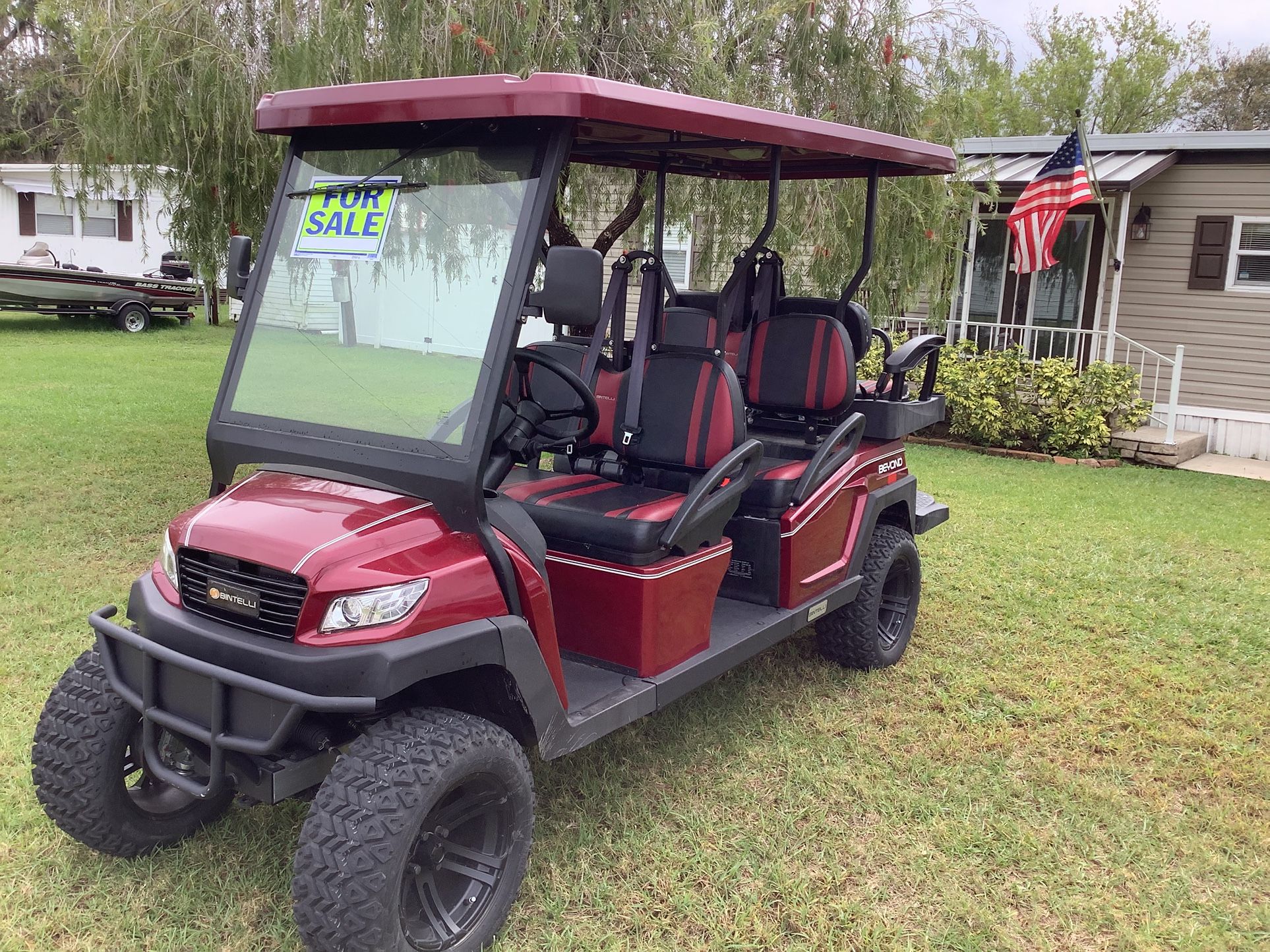Bintelli Beyond Year Old And Street Ready. Turn Signals Back Up Camera Radio Seat Belts Cooler Windshield Wyler. $11000
