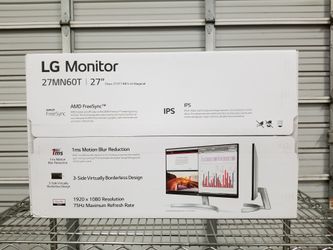 LG 27" Class FHD IPS Free Sync Monitor 27MN60T