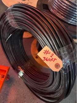 #2 wire 360ft THHN single stranded copper cable