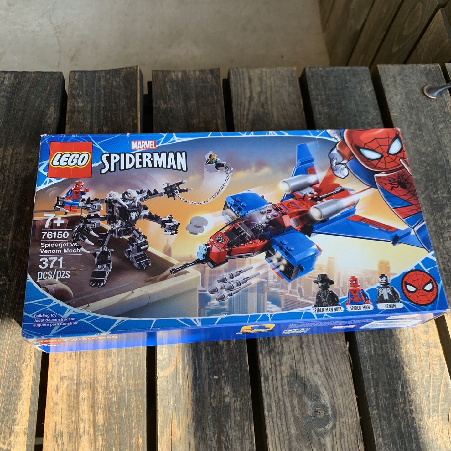 Lego Marvel Spiderman 76150 Spiderjet vs. Venom Mech 371 pcs for