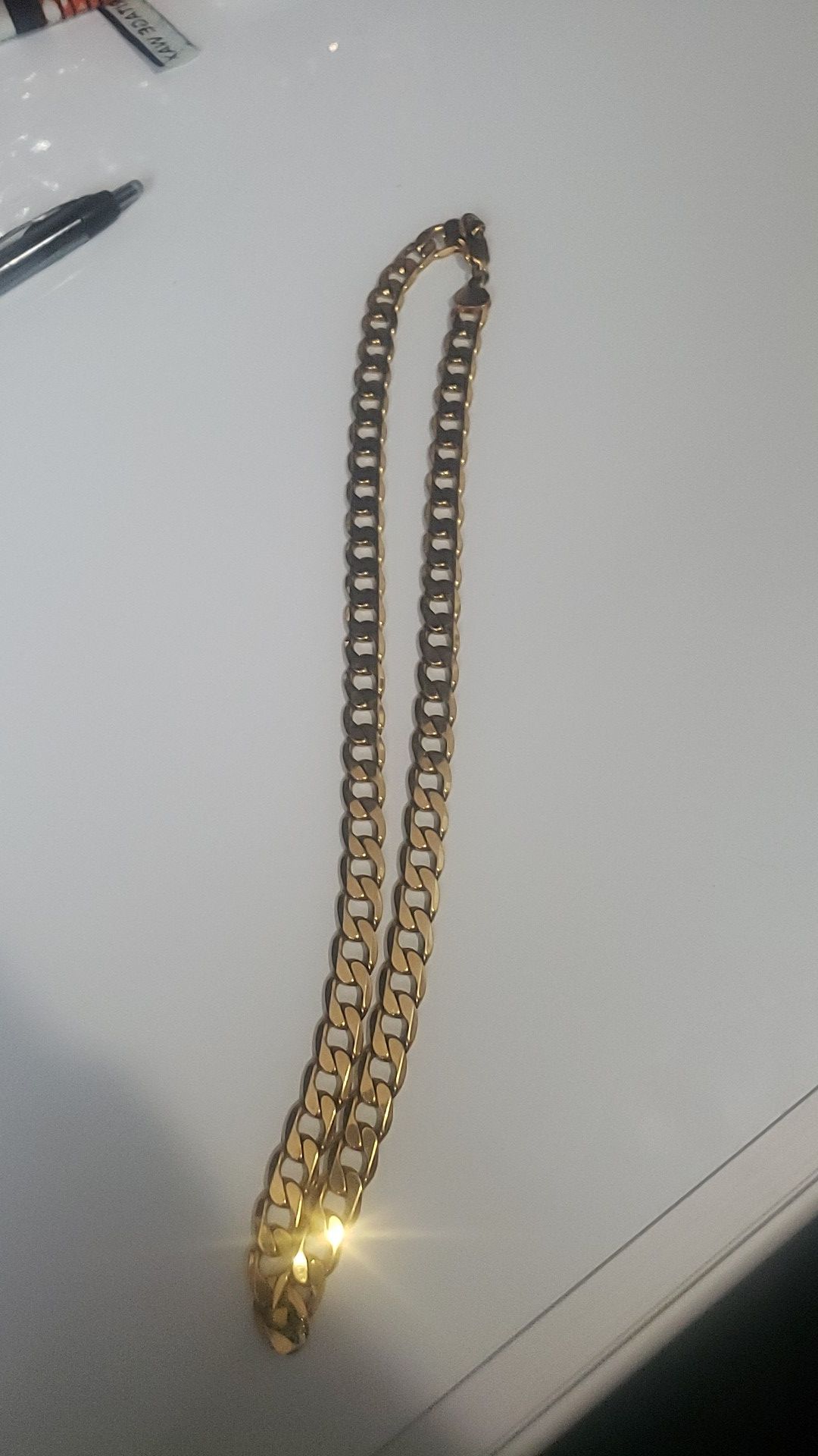 Gold plated chain
