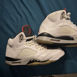 Jordan 5 White Cement Size 10