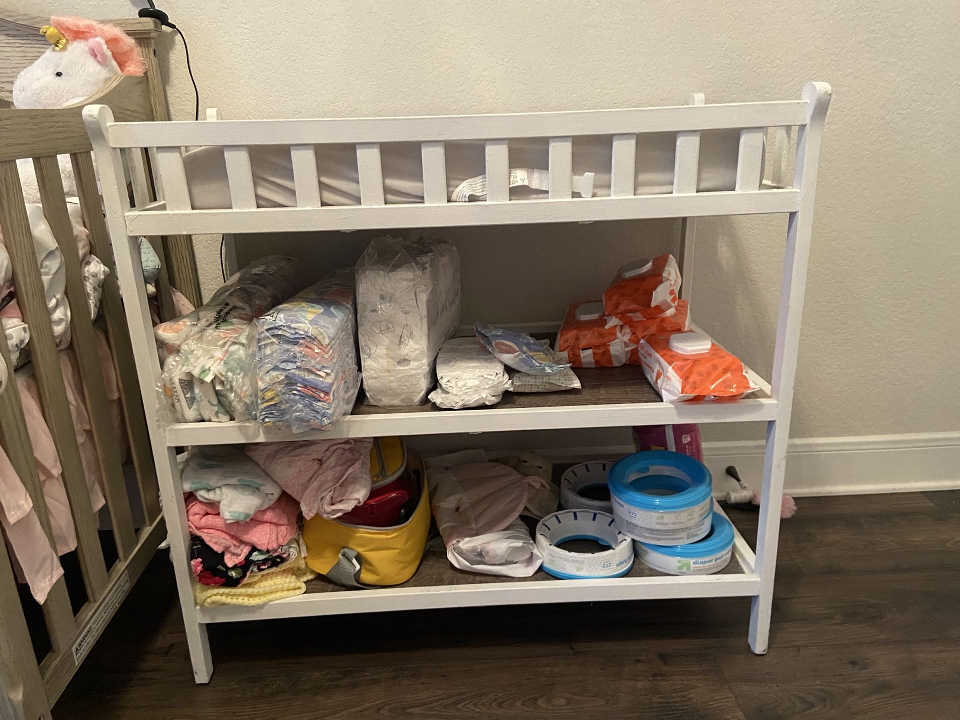 Kids changing table